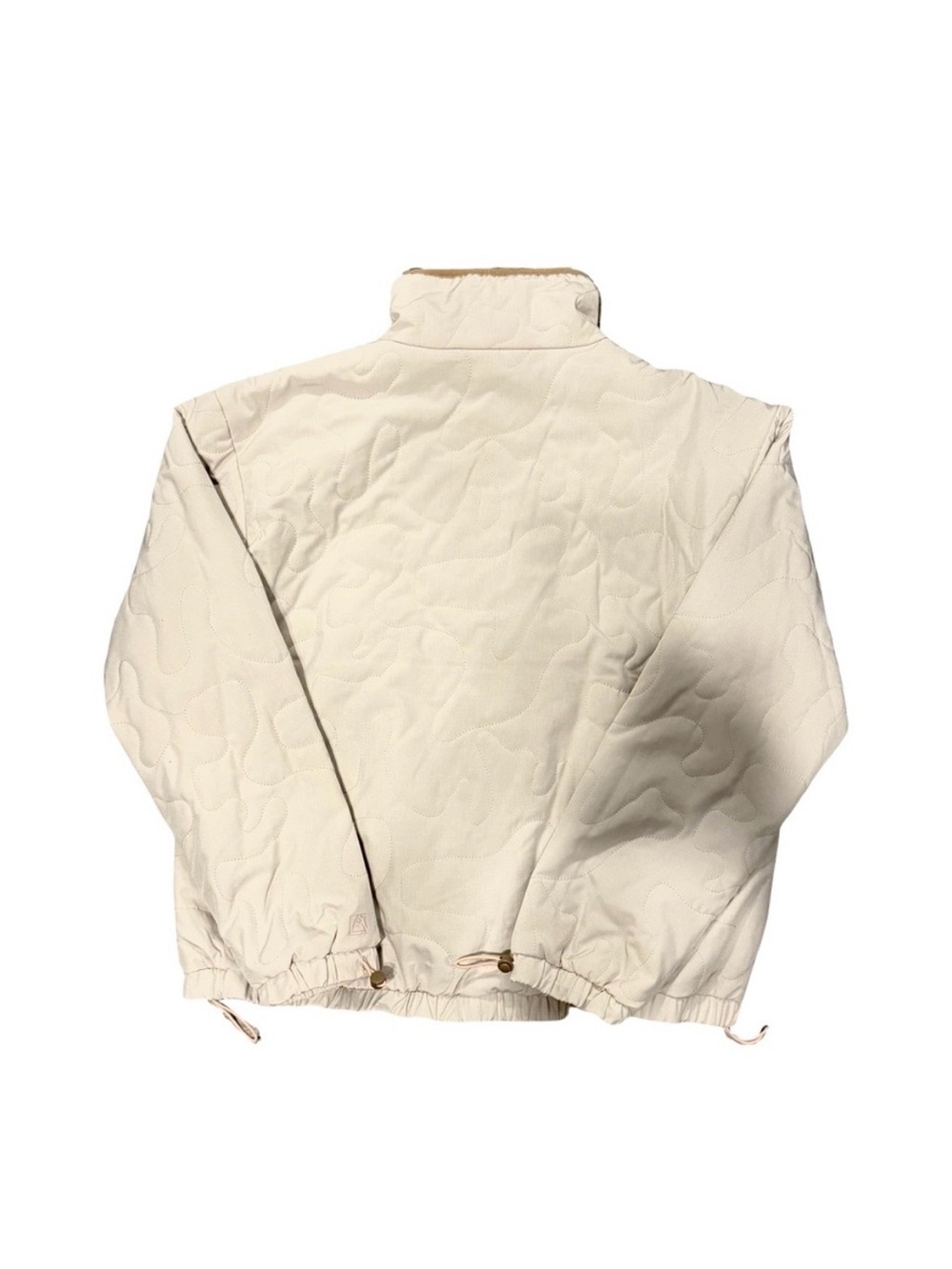 Avalanche Beige Quilted Half-Zip Pullover Jacket - Picture 3 of 6